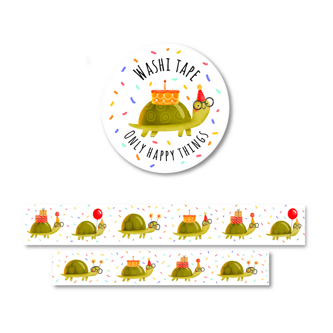 Washi tape Party tortoise