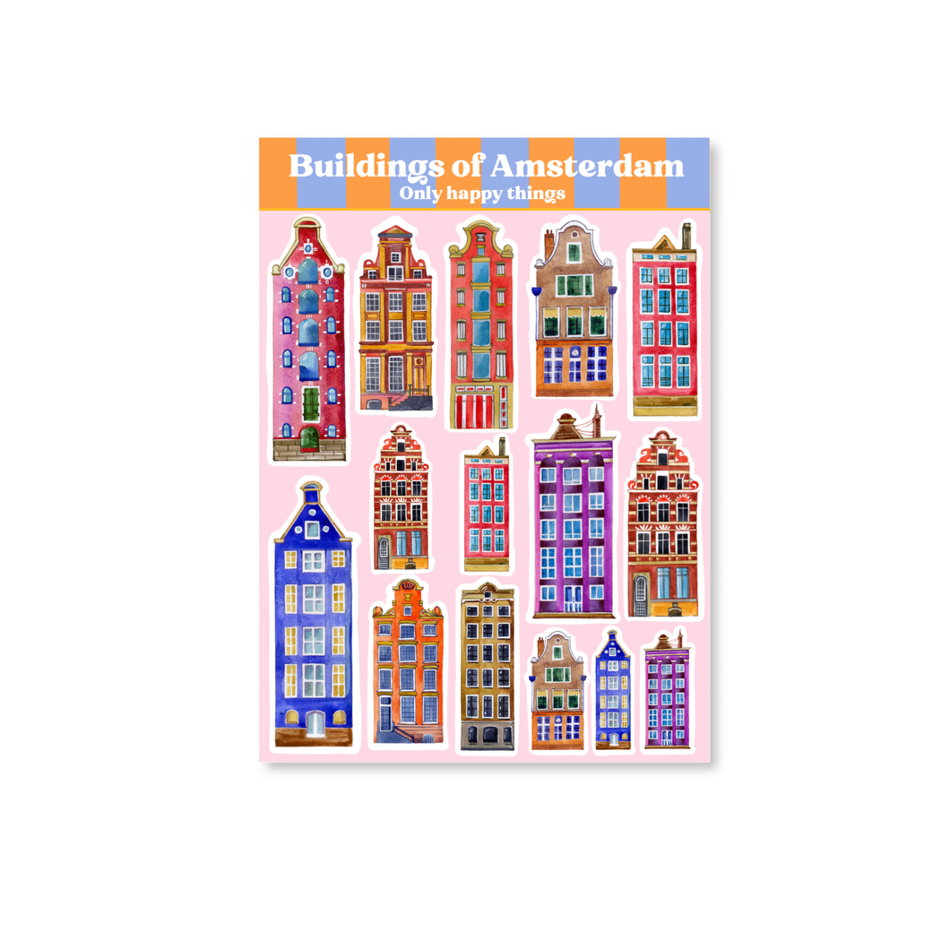 Stickervel Buildings of Amsterdam A6