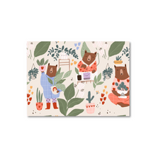 Afbeelding in Gallery-weergave laden, Kaart Bears &amp; plants
