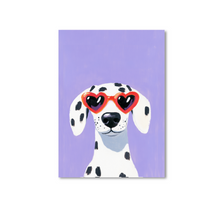 Afbeelding in Gallery-weergave laden, Kaart dalmatian with sunglasses
