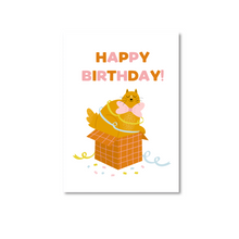 Afbeelding in Gallery-weergave laden, Kaart Happy Birthday orange cat
