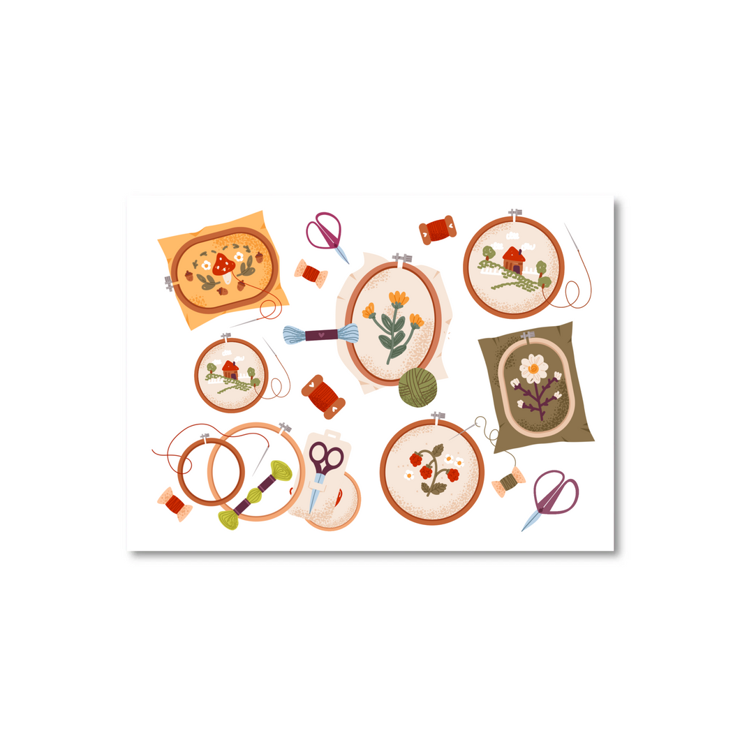 Kaart Embroidery