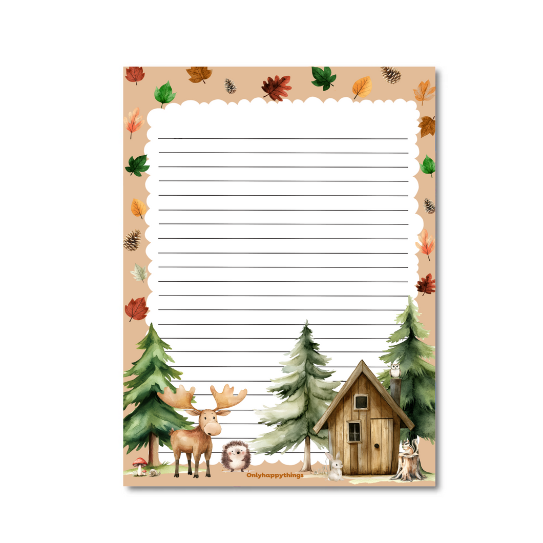 Notitieblok Cabin in the woods A5