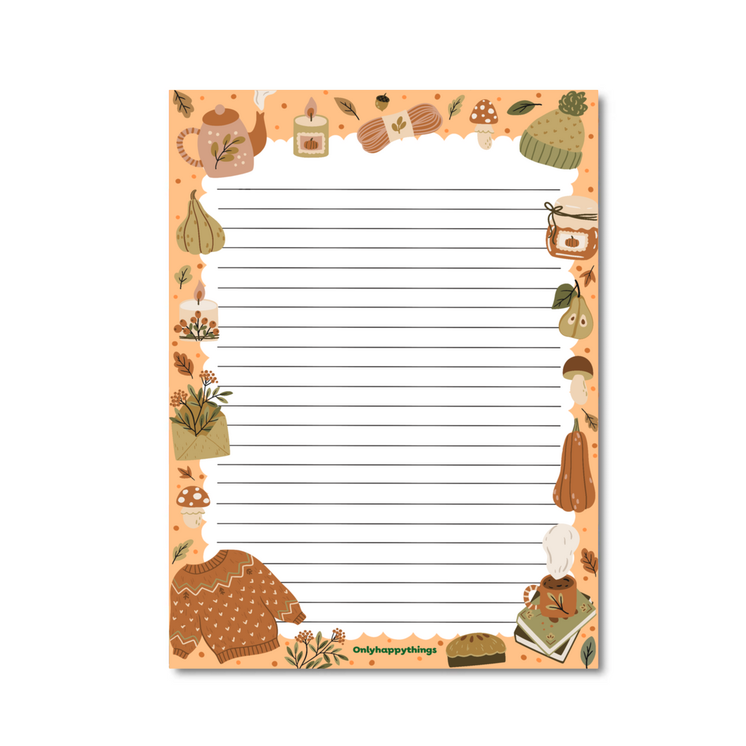 Notitieblok Cozy autumn A5