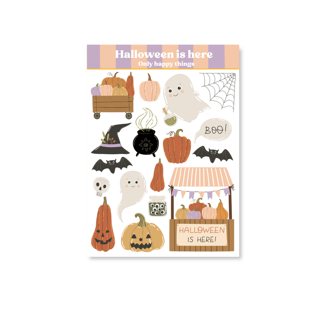 Stickervel Halloween is here A6