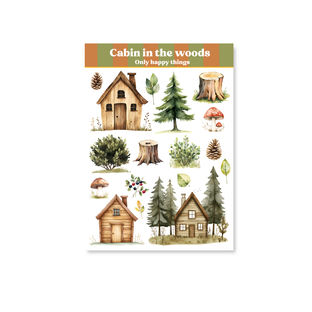 Stickervel Cabin in the woods A6