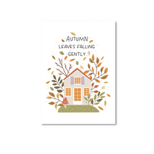 Afbeelding in Gallery-weergave laden, Kaart autumn leafs are falling
