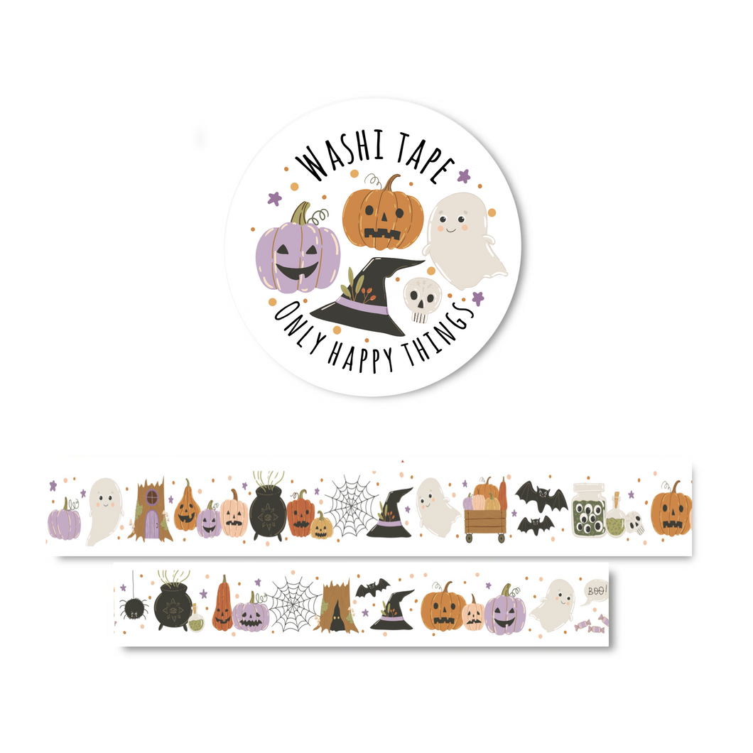 Washi tape Halloween is here