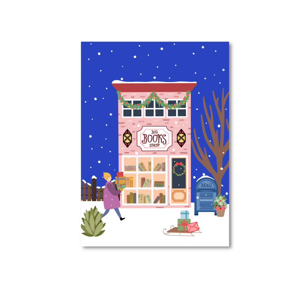 Kaart Winter bookshop