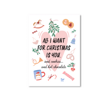 Afbeelding in Gallery-weergave laden, Kaart All I want for Christmas
