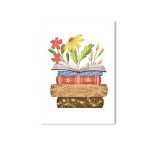 Afbeelding in Gallery-weergave laden, Kaart Books and flowers
