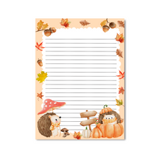 Afbeelding in Gallery-weergave laden, Notitieblok Autumn Hedgehogs A5
