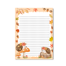 Afbeelding in Gallery-weergave laden, Notitieblok Autumn Hedgehogs A5
