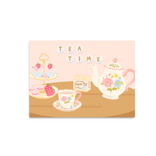 Afbeelding in Gallery-weergave laden, Postcard Tea time
