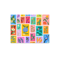 Afbeelding in Gallery-weergave laden, Postcard flower stamps
