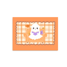 Afbeelding in Gallery-weergave laden, Postcard Ghost reading orange

