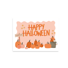 Afbeelding in Gallery-weergave laden, Postcard Happy Halloween pumpkins
