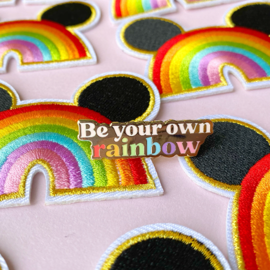 Enamel pin Be your own rainbow