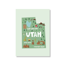 Afbeelding in Gallery-weergave laden, Postcard Utah USA
