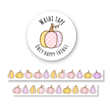 Afbeelding in Gallery-weergave laden, Washi tape Gingham pumpkins
