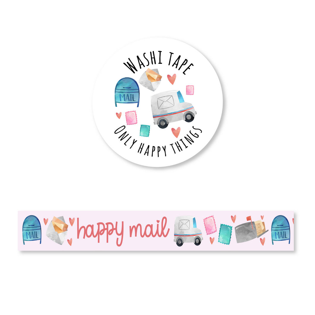 Washi tape happy mail
