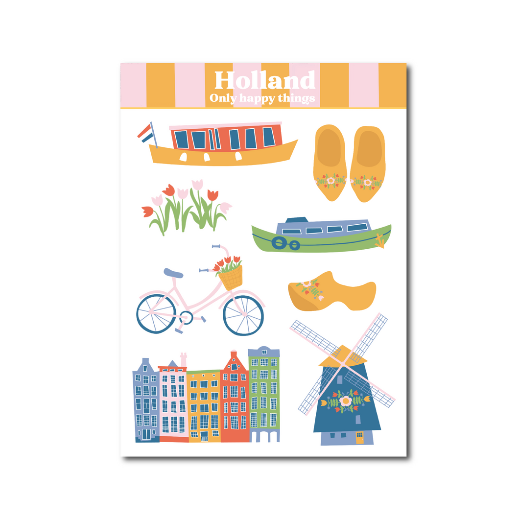 Stickervel Holland A6