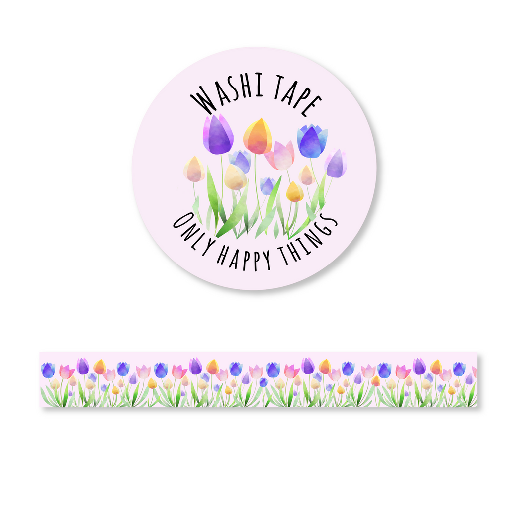 Washi tape tulpen